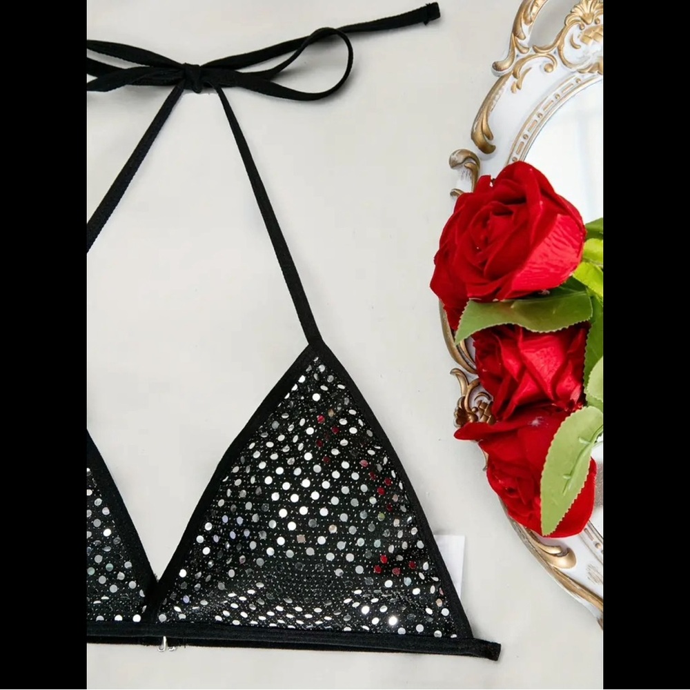 Black & Sparkling, Lingerie Set - Picture 6 of 9